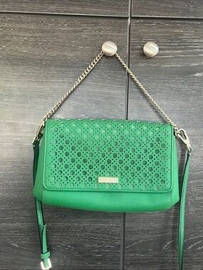 Kate Spade Kelly Green Leather Bag